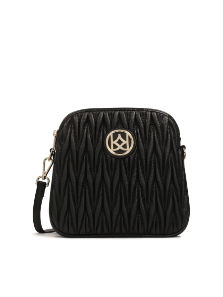 Klassische Gürtelposttasche aus Leder POLINE