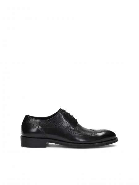 Herren-Derby-Schuhe aus Leder mit Rosettenverzierung XABI