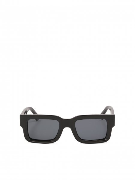 Schwarze rechteckige Damen-Sonnenbrille  SYLVIE