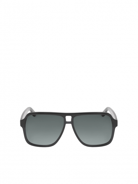 Schwarze Aviator-Sonnenbrille für Männer 