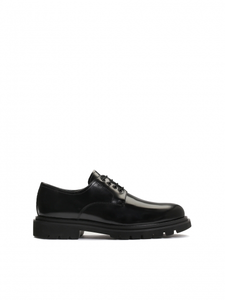Schwarze Derby-Schuhe für Männer FINTON