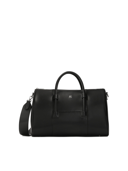 Schwarze Hand- und Schulterreisetasche KS DELLA