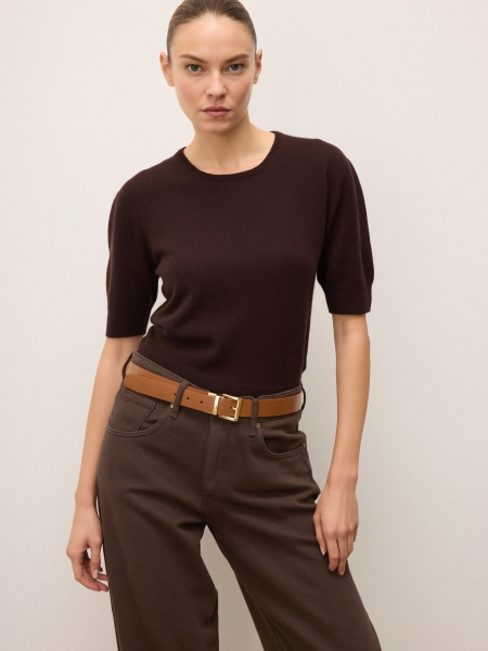 Beidseitiges Lederband in braunen Farben MOCA