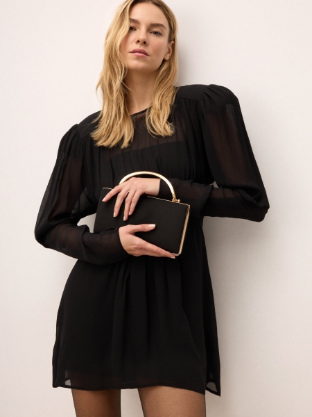 Schicke Handtasche mit dekorativer Schließe MAELIS