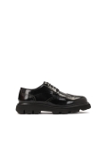 Schwarze Leder Brogues Freizeitschuhe GRAYDEN