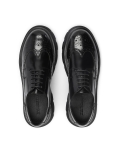 Schwarze Leder Brogues Freizeitschuhe GRAYDEN