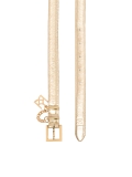 Eleganter goldener Damengürtel mit Kette und KAZAR-Monogramm CARROLL