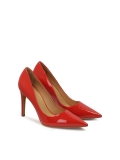 Rote Stiletto-Pumps aus Lackleder SIMONNE