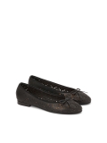 Schwarze Ballerinas mit durchbrochenem Muster EILEEN