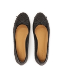 Schwarze Ballerinas mit durchbrochenem Muster EILEEN