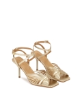 Goldene Sandalen mit feinen Riemchen SCARLETT