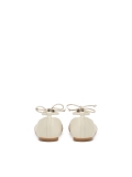 Cremefarbene Ballerinas mit Schleifen KS SOLEIL