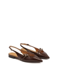 Slingback-Pumps auf flacher Sohle AMY