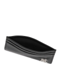 Schwarzes Leder-Kartenetui mit Logo  KS SEINES