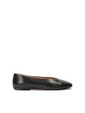 Schwarze Ballerinas aus weichem Leder  KS ANITE