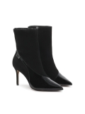 Elegante Stiefel aus Wildleder und Lackleder JACKIE