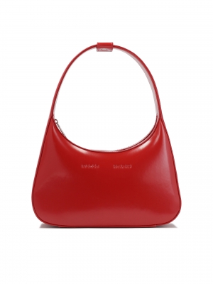 Rote Handtasche mit Handgriff 