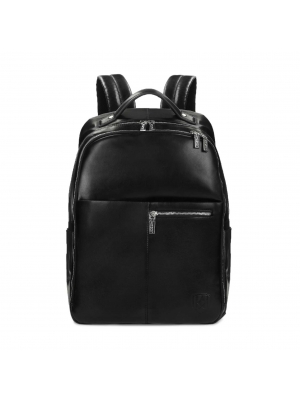 Schwarzer Rucksack für Männer