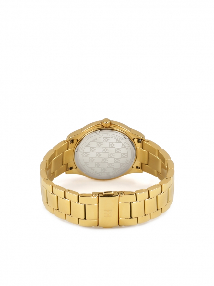 Goldene Uhr mit Kristallen BELLE RADIANCE