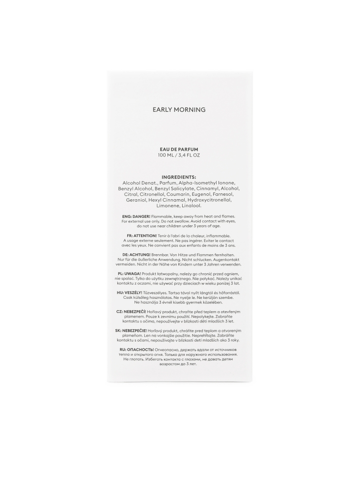 Eau de Parfum für Frauen 100 ml EARLY MORNING