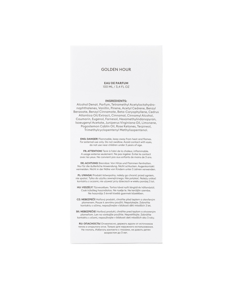 Eau de Parfum für Männer 100 ml GOLDEN HOUR