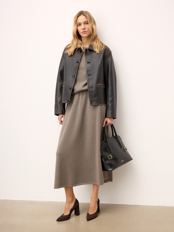 Braune Wildleder-Pumps BLUEBELL