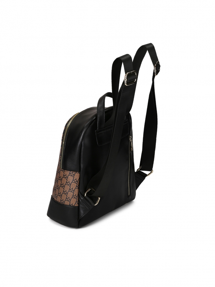 Braun-schwarzer Damen-Rucksack ELOTA