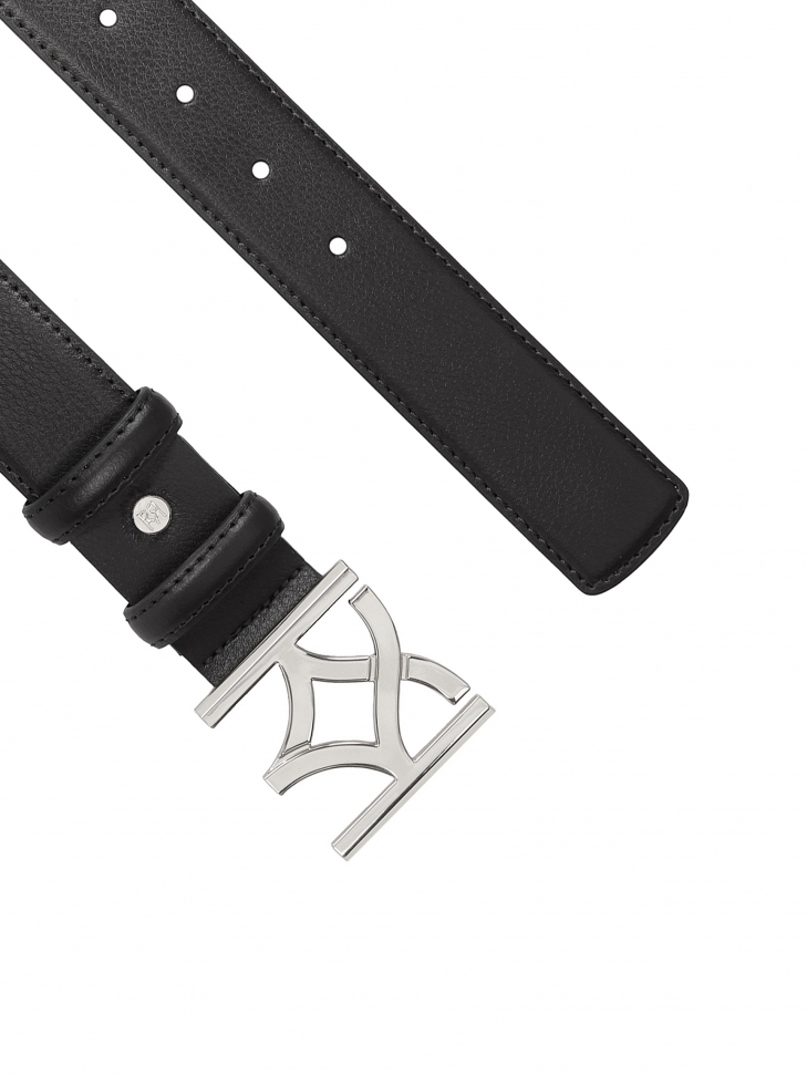 Damen-Ledergürtel mit großer Schnalle und KAZAR-Monogramm MANUELA