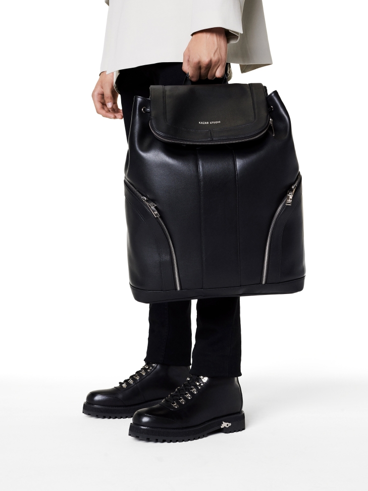 Lederrucksack mit Laptopfach BRYDEN