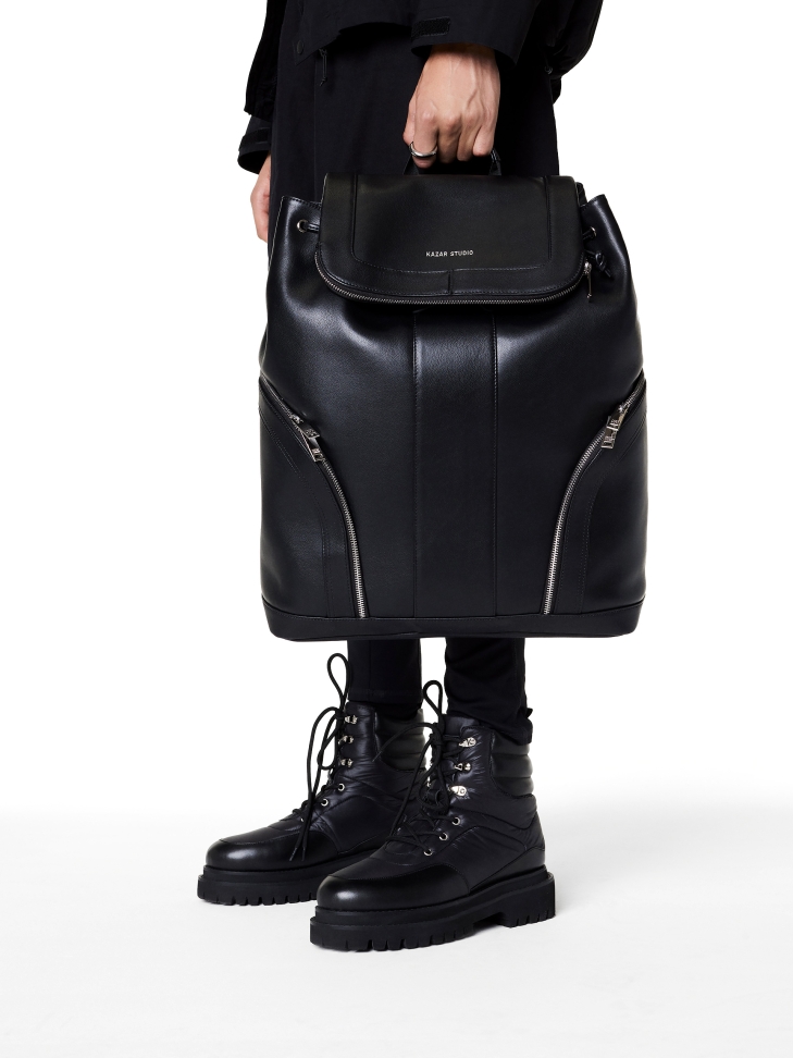 Lederrucksack mit Laptopfach BRYDEN