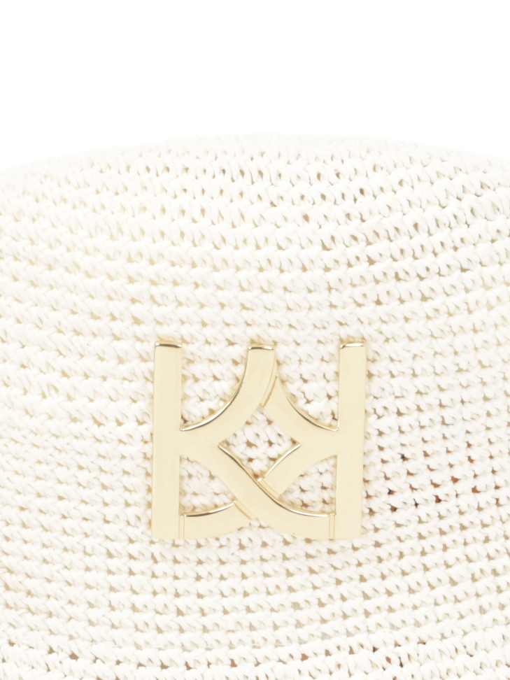 Cremefarbener Strohhut LAGUNA