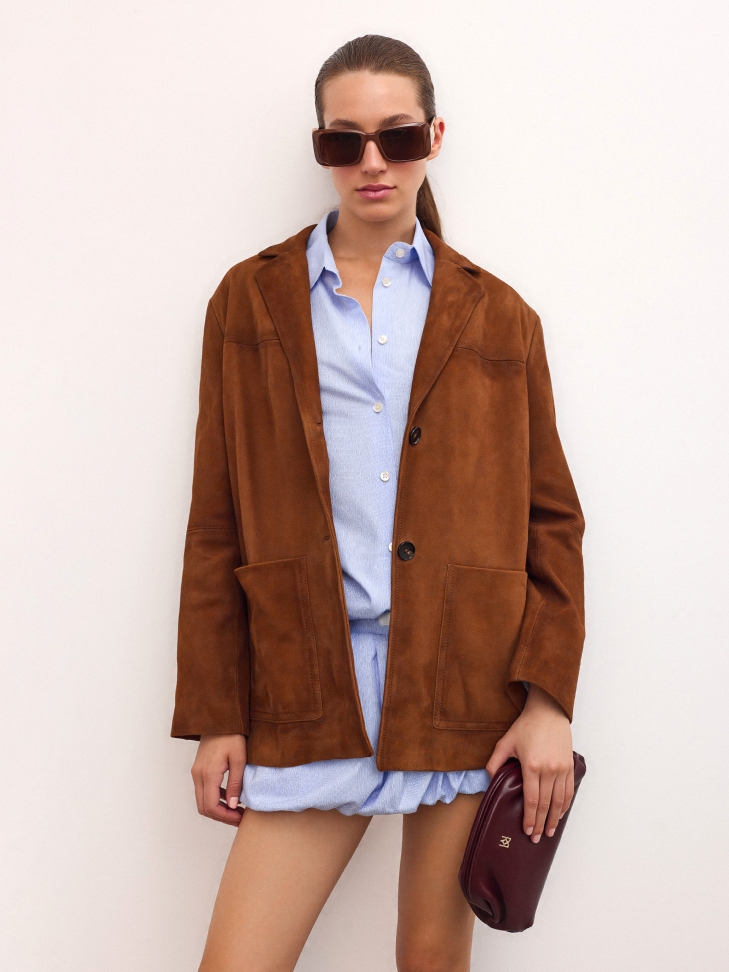 Kastanienbrauner Abendtäschchen GLOW