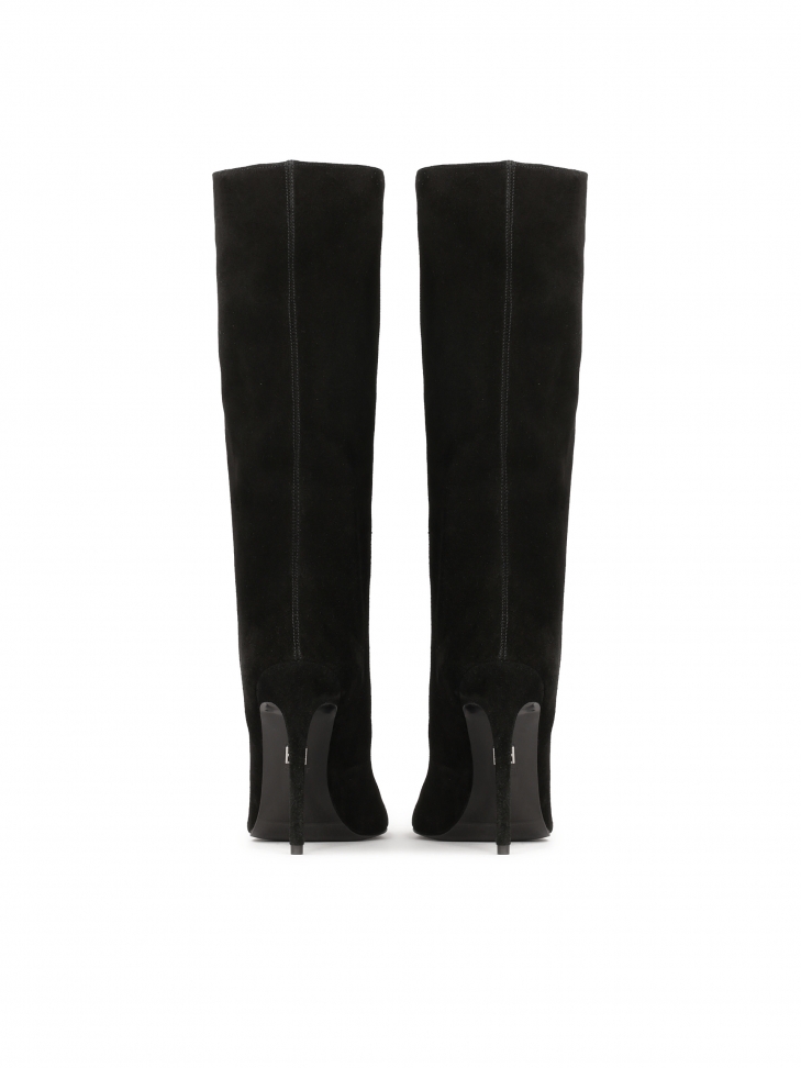 Stiefel mit Schaft aus Wildleder zum Hineinschlüpfen POLLYN