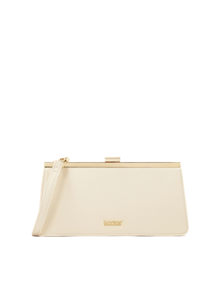 Elegante Handtasche mit Metallrahmen ERINE