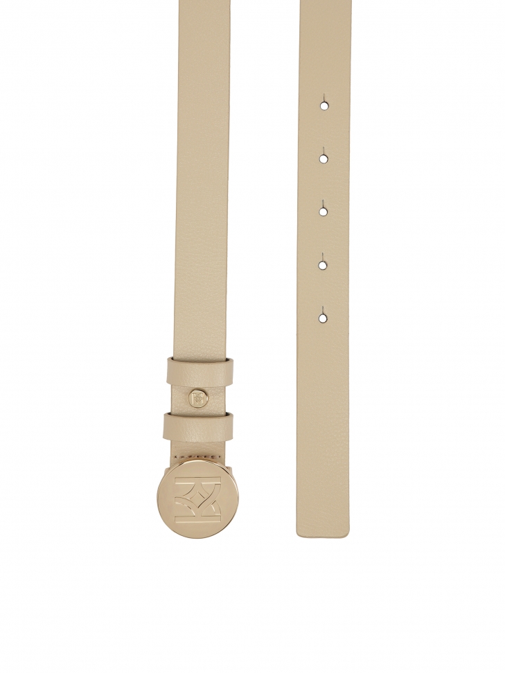 Ledergürtel mit runder Schnalle RAFAELLA