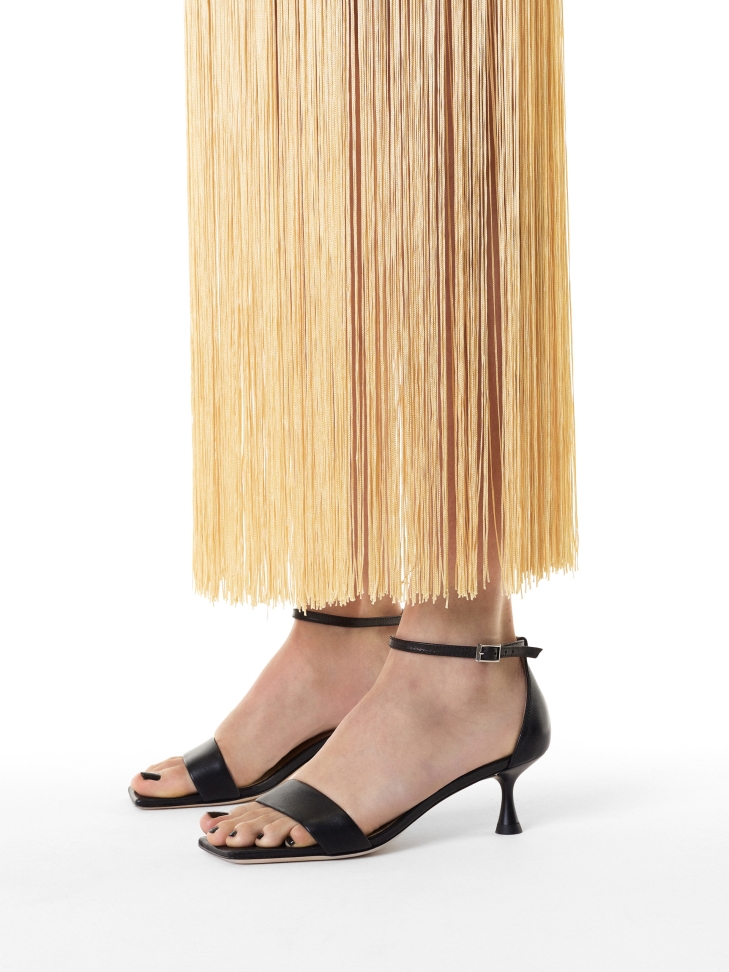 Schwarze Sandalen mit hohem Absatz KS JAVELIN