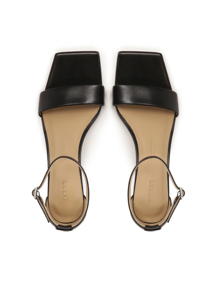 Schwarze Sandalen mit hohem Absatz KS JAVELIN