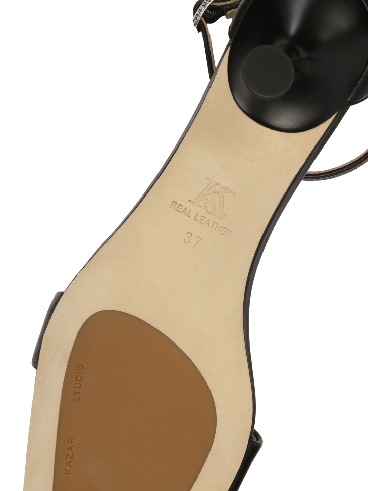 Schwarze Sandalen mit hohem Absatz KS JAVELIN