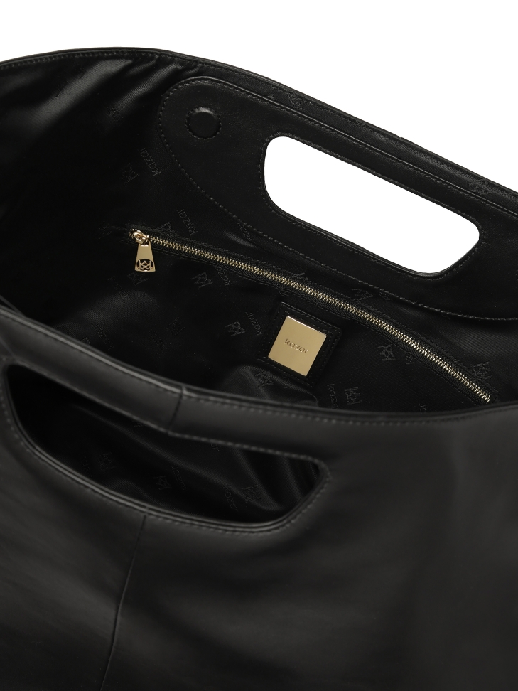 Große Lederhandtasche mit Etui SAVI