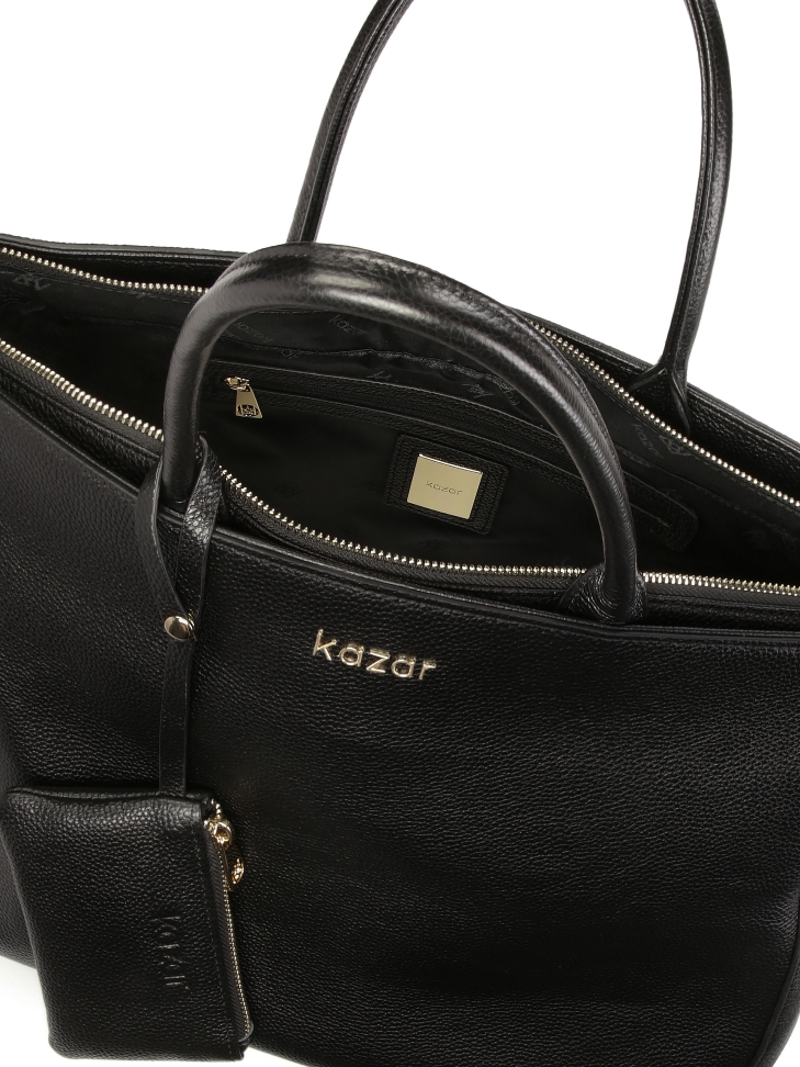 Geräumige Lederhandtasche mit Etui ENA