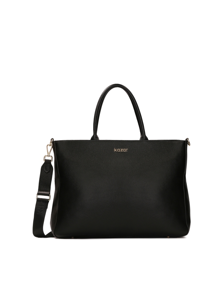 Geräumige Lederhandtasche mit Etui ENA