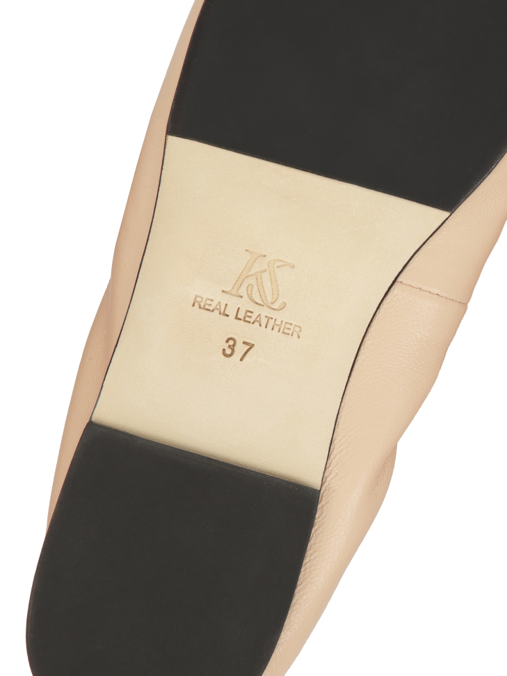 Ballerinas zum Hineinschlüpfen mit breitem Riemen  KS AVRIL