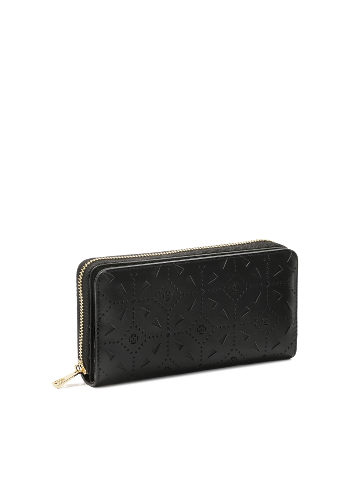 Durchbrochene längliche Brieftasche nach dem Muster der Autorin ROLETTE