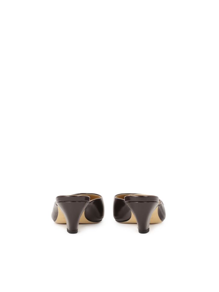 Pantoletten zum Hineinschlüpfen mit durchgehender Front  KS LEONIE