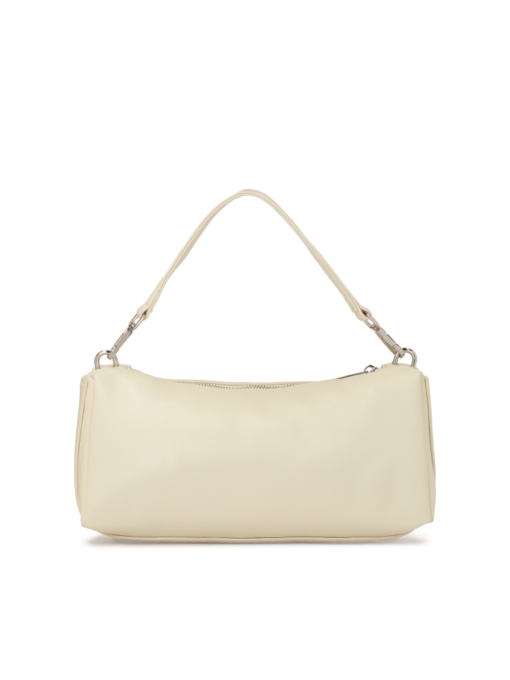 Längliche Lederhandtasche mit abnehmbaren Riemen KS VIV