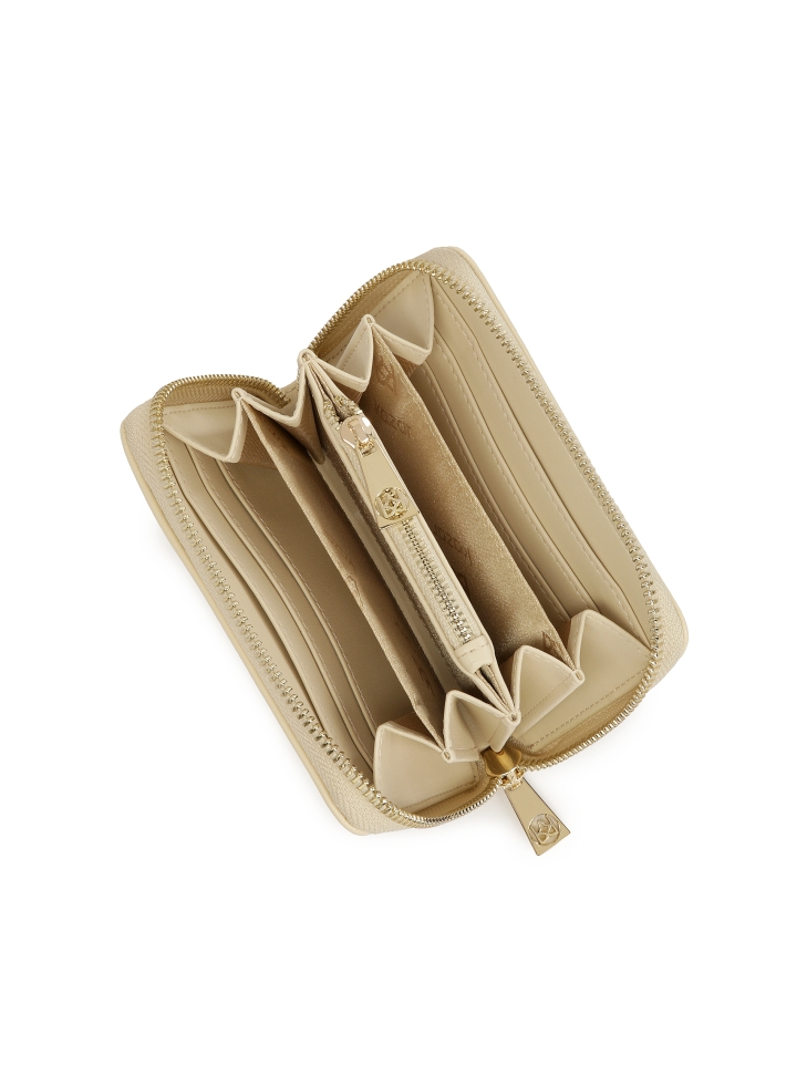 Portemonnaie aus Leder mit durchbrochenem Muster CARO