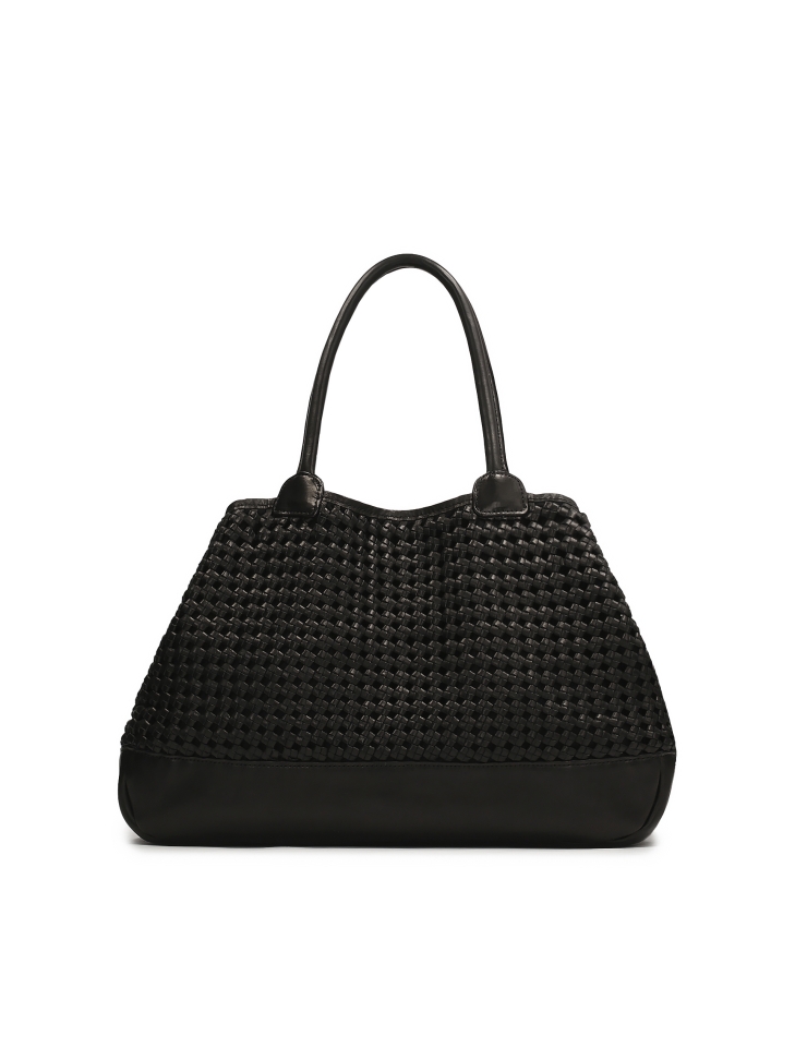 Große Handtasche mit auffälligem Geflecht  KS TISSER