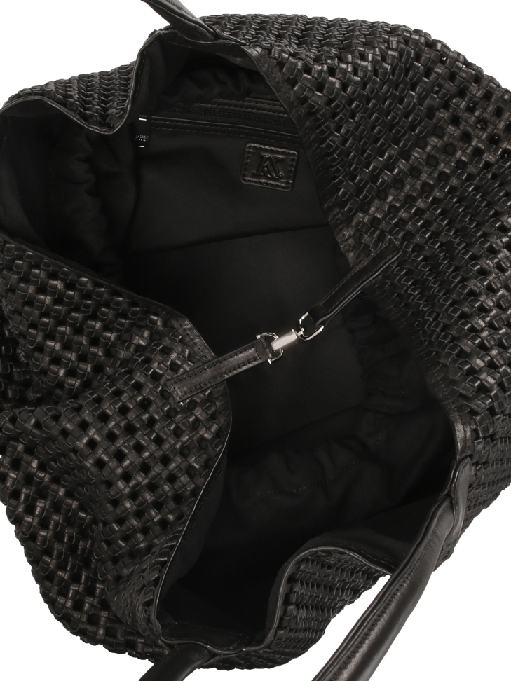 Große Handtasche mit auffälligem Geflecht  KS TISSER