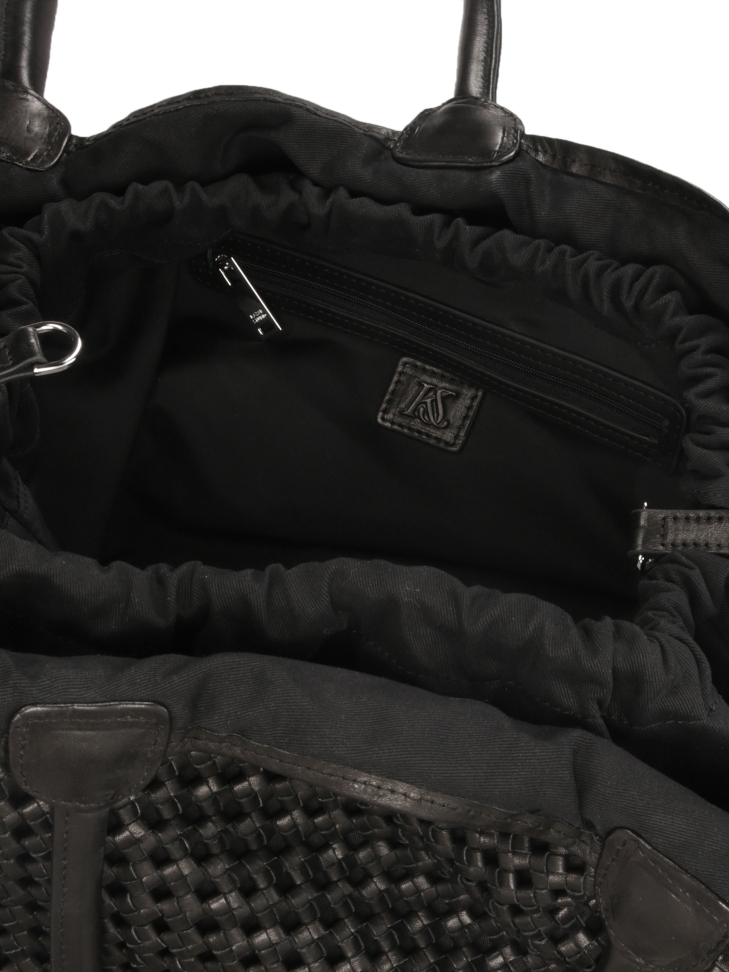 Große Handtasche mit auffälligem Geflecht  KS TISSER