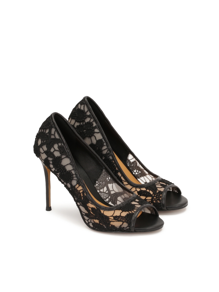Peep-Toe-Pumps mit Spitze KANA